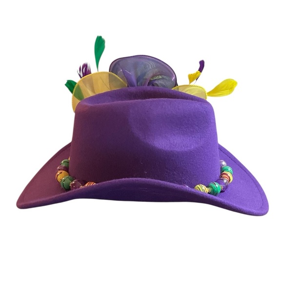 Mardi Gras Cowboy Hat